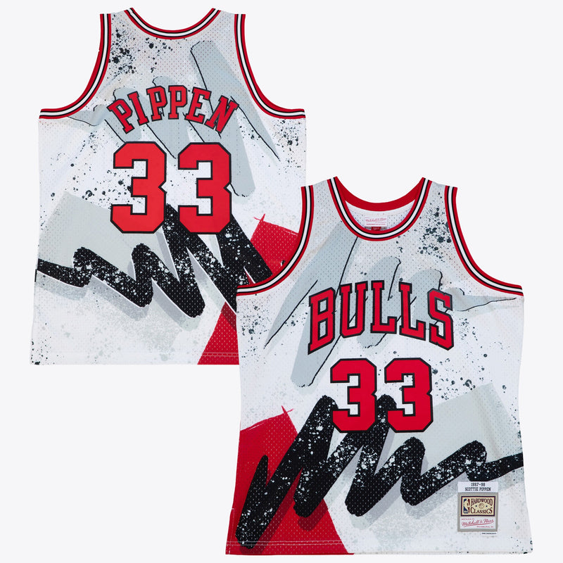 Chicago Bulls Scottie Pippen 1997 Hyper Hoops Swingman Jersey - White
