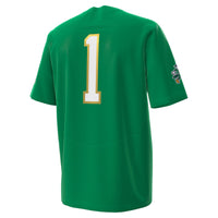 #1 Notre Dame Fighting Irish Irish Wear Green Football Replica Jersey - Kelly Green