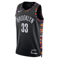 Brooklyn Nets 2025/26 City Edition Swingman Jersey - Black - Nic Claxton