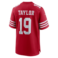 San Francisco 49ers Trent Taylor Scarlet Team Game Jersey