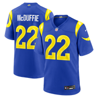 Los Angeles Rams Trent McDuffie Royal Team Game Player Jersey