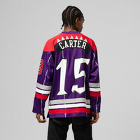 Vince Carter Purple Toronto Raptors Maxxed Out Fashion Hockey Jersey