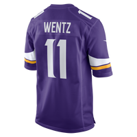 Minnesota Vikings Carson Wentz Purple Team Game Jersey