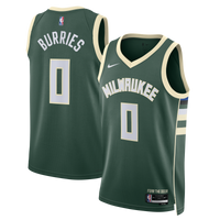 Milwaukee Bucks Icon Swingman Jersey - Green - Brayden Burries