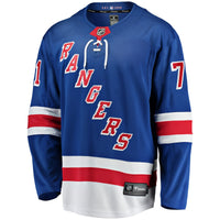 New York Rangers Juuso Parssinen Blue Home Breakaway Jersey