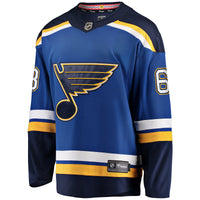 St. Louis Blues Jake Neighbours Blue Home Premier Breakaway Player Jersey