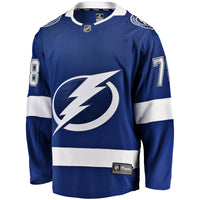Tampa Bay Lightning Emil Lilleberg Blue Home Premier Breakaway Player Jersey