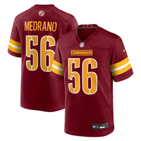 Washington Commanders Kain Medrano Burgundy Team Game Jersey