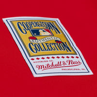 Atlanta Braves Chipper Jones Red 2006 Cooperstown Collection Authentic Jersey