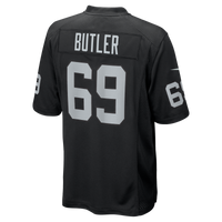 Las Vegas Raiders Adam Butler Black Team Game Jersey