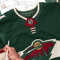 Minnesota Wild Green Home Authentic Pro Custom Jersey