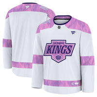Los Angeles Kings White 2024 Hockey Fights Cancer Practice Jersey