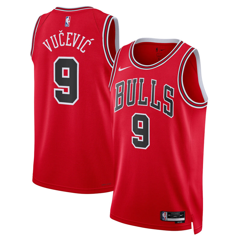 Chicago Bulls Icon Edition Swingman Jersey - Red - Nikola Vučević