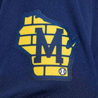 Milwaukee Brewers Christian Yelich Navy Alternate Limited Jersey