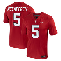 Christian McCaffrey Cardinal Stanford Cardinal Player Game Jersey