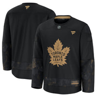 Toronto Maple Leafs Black 2024 Military Appreciation Practice Jersey