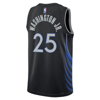 Dallas Mavericks 2025/26 City Edition Swingman Jersey - Black - P.J. Washington Jr.