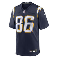 Los Angeles Chargers Oronde Gadsden Navy Alternate 2 Super Chargers Game Jersey