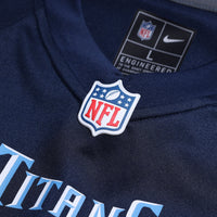 Tennessee Titans Calvin Ridley Navy Game Player Jersey
