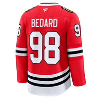 Chicago Blackhawks Connor Bedard Red Home Premium Jersey