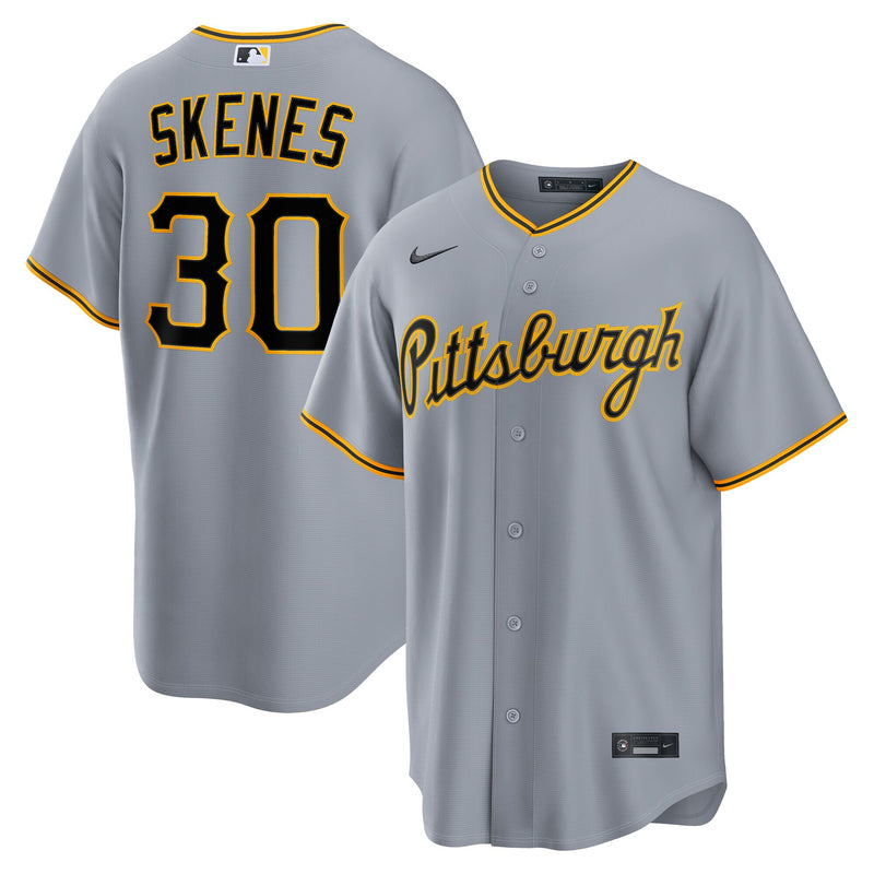 Pittsburgh Pirates Paul Skenes Gray Road Replica Jersey