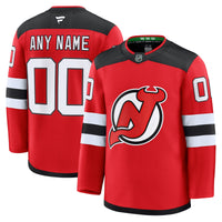 New Jersey Devils Red Home Premium Custom Jersey