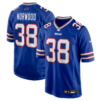 Buffalo Bills Tre Norwood Royal Team Game Jersey