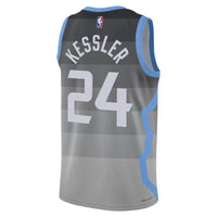Utah Jazz 2025/26 City Edition Swingman Jersey - Gray - Walker Kessler