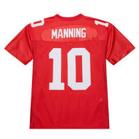 New York Giants 2004 Eli Manning Red Authentic Throwback Retired Player Jersey