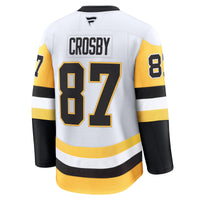Pittsburgh Penguins Sidney Crosby White Away Premium Jersey