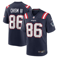 New England Patriots Efton Chism III Navy Team Game Jersey