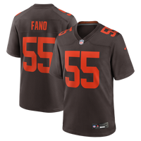 Cleveland Browns Spencer Fano Brown 2026 NFL Draft First Round Pick No. 9 Alpha Dawg Alternate Game Jersey