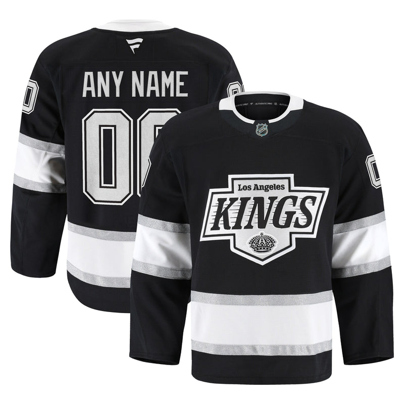 Los Angeles Kings Black Home Authentic Pro Custom Jersey