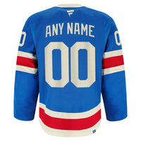 New York Rangers Blue Centennial Authentic Pro Custom Jersey