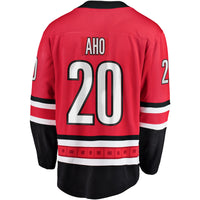 Carolina Hurricanes Sebastian Aho Red Alternate Breakaway Player Jersey