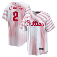 Philadelphia Phillies Justin Crawford White Home Replica Jersey
