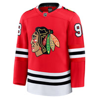 Chicago Blackhawks Connor Bedard Red Home Premium Jersey