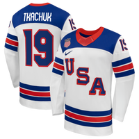 Matthew Tkachuk White US Hockey 2026 Away Replica Jersey