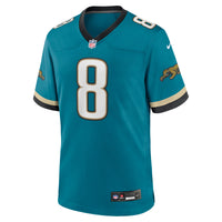 Jacksonville Jaguars Mark Brunell Teal Retired Player Alternate Game Jersey