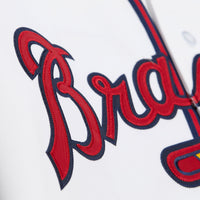 Atlanta Braves Deion Sanders White Cooperstown Collection 1992 Authentic Jersey