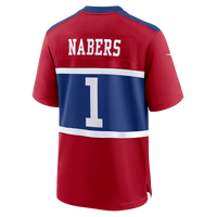 New York Giants Malik Nabers Century Red Alternate Game Jersey