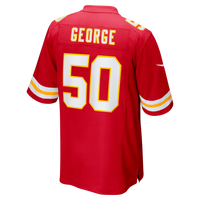 Kansas City Chiefs Brandon George Red Team Game Jersey