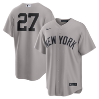 New York Yankees Giancarlo Stanton Gray Road Replica Jersey
