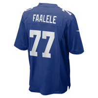 New York Giants Daniel Faalele Royal Team Game Jersey