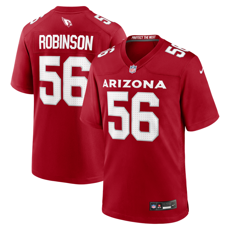 Arizona Cardinals Darius Robinson Cardinal Player Game Jersey