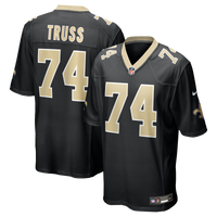 New Orleans Saints Xavier Truss Black Team Game Jersey