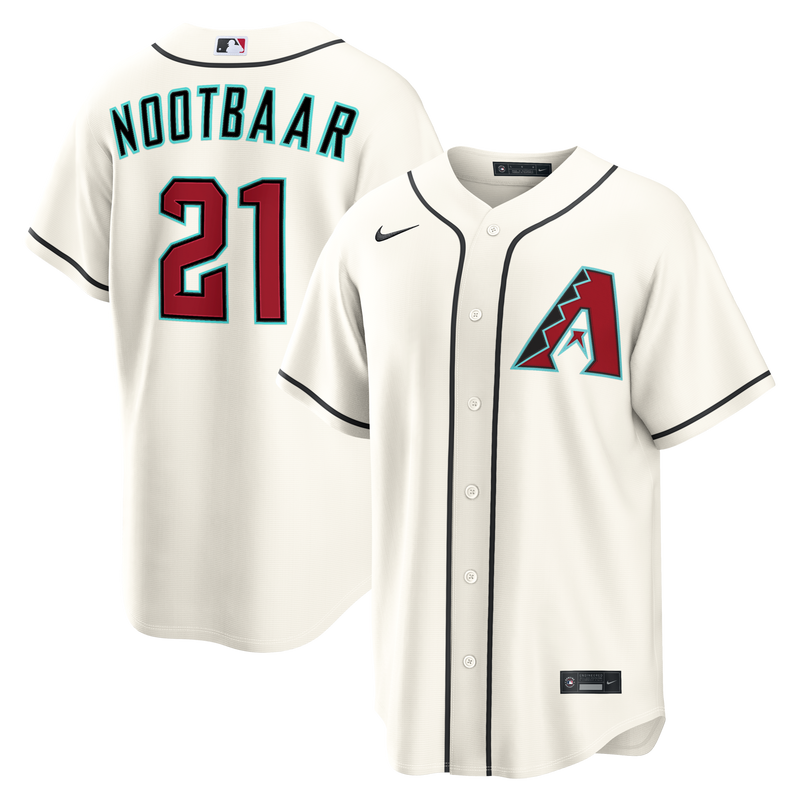 Arizona Diamondbacks Lars Nootbaar Cream Home Replica Jersey