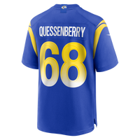 Los Angeles Rams David Quessenberry Royal Team Game Jersey