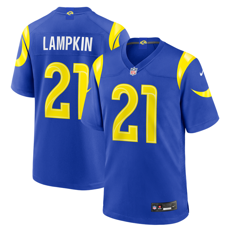 Los Angeles Rams Cam Lampkin Royal Team Game Jersey