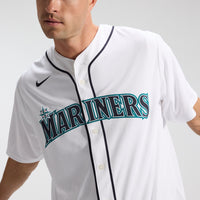 Seattle Mariners Luis Castillo White Home Replica Jersey